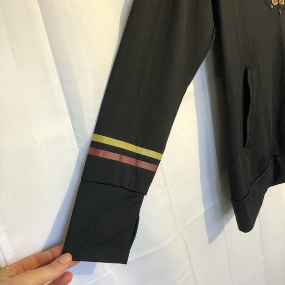 Authentic Iowa Stare Cyclone 1/4 Zip Up Hoodie with Thumb Holes - Size L - Picture 7 of 9